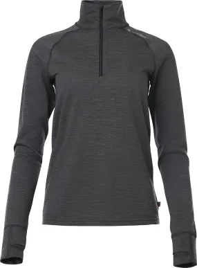 Aclima Women&#x27;s LightWool 180 Polo with Zip Marengo | Buy Aclima Women&#x27;s LightWool 180 Polo with Zip Marengo here | Outnorth