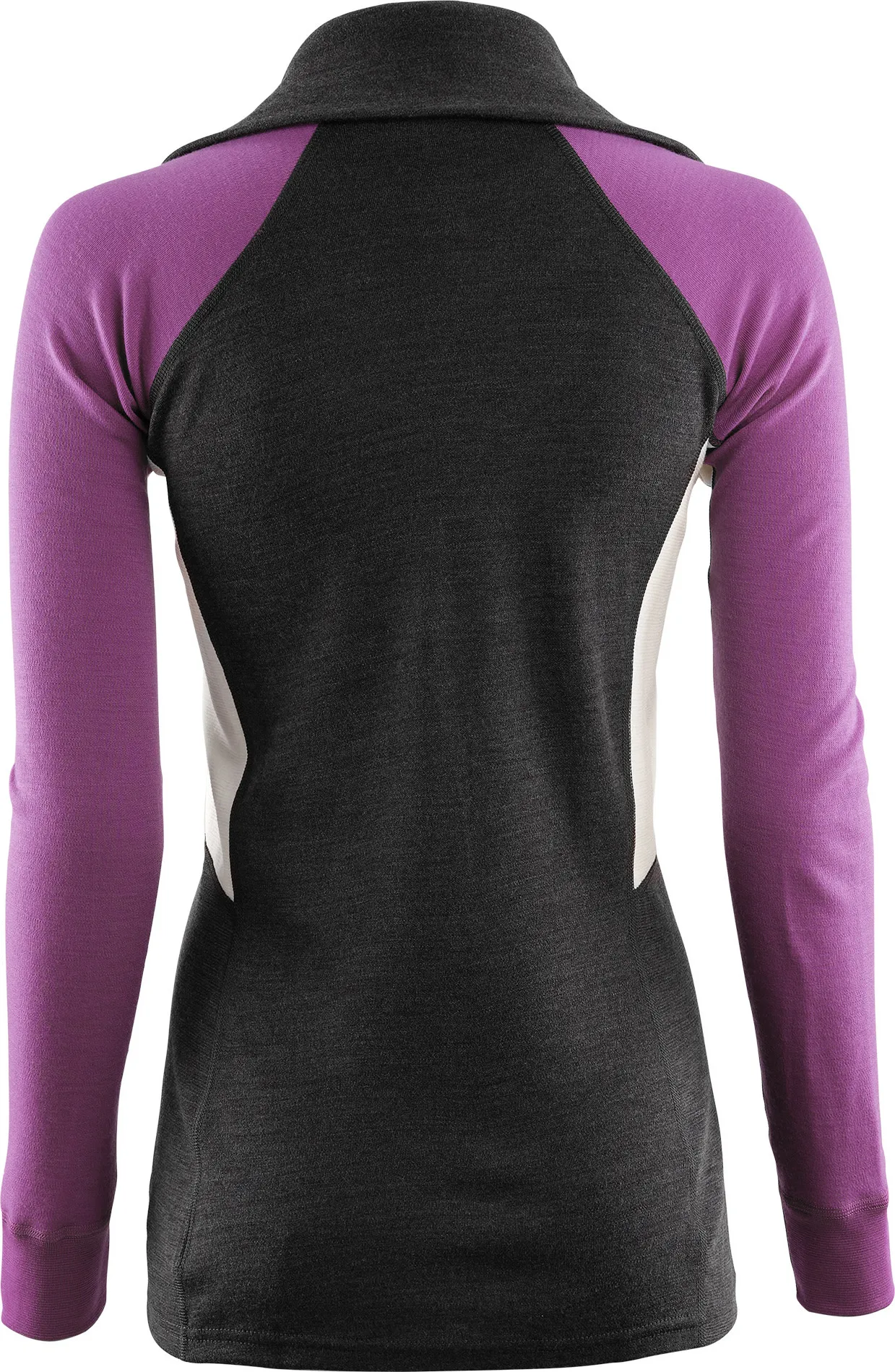 Aclima Women&#x27;s WarmWool Polo Marengo/Sunset Purple/Nature | Buy Aclima Women&#x27;s WarmWool Polo Marengo/Sunset Purple/Nature here | Outnorth