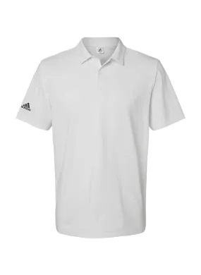 Adidas Men&#x27;s White Adidas  Ultimate Solid Polo A514