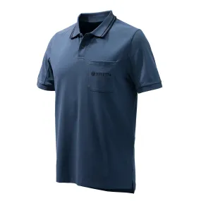 Beretta Men&#x27;s Airmesh Polo Ss Blue Total Eclipse | Buy Beretta Men&#x27;s Airmesh Polo Ss Blue Total Eclipse here | Outnorth