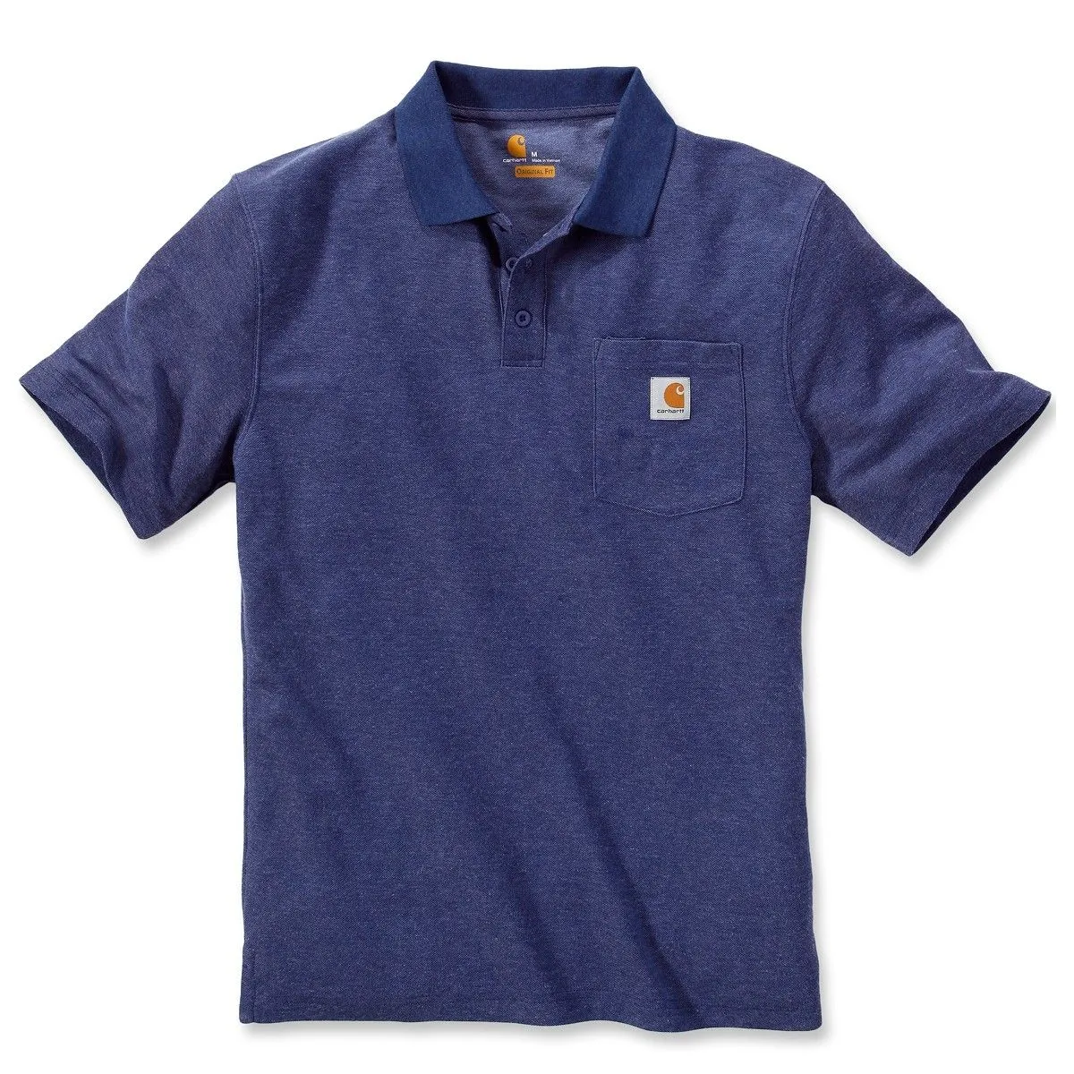 Carhartt&#x20;K570&#x20;Contractor&#x27;s&#x20;Work&#x20;Pocket&#x20;Polo&#x20;-&#x20;Black