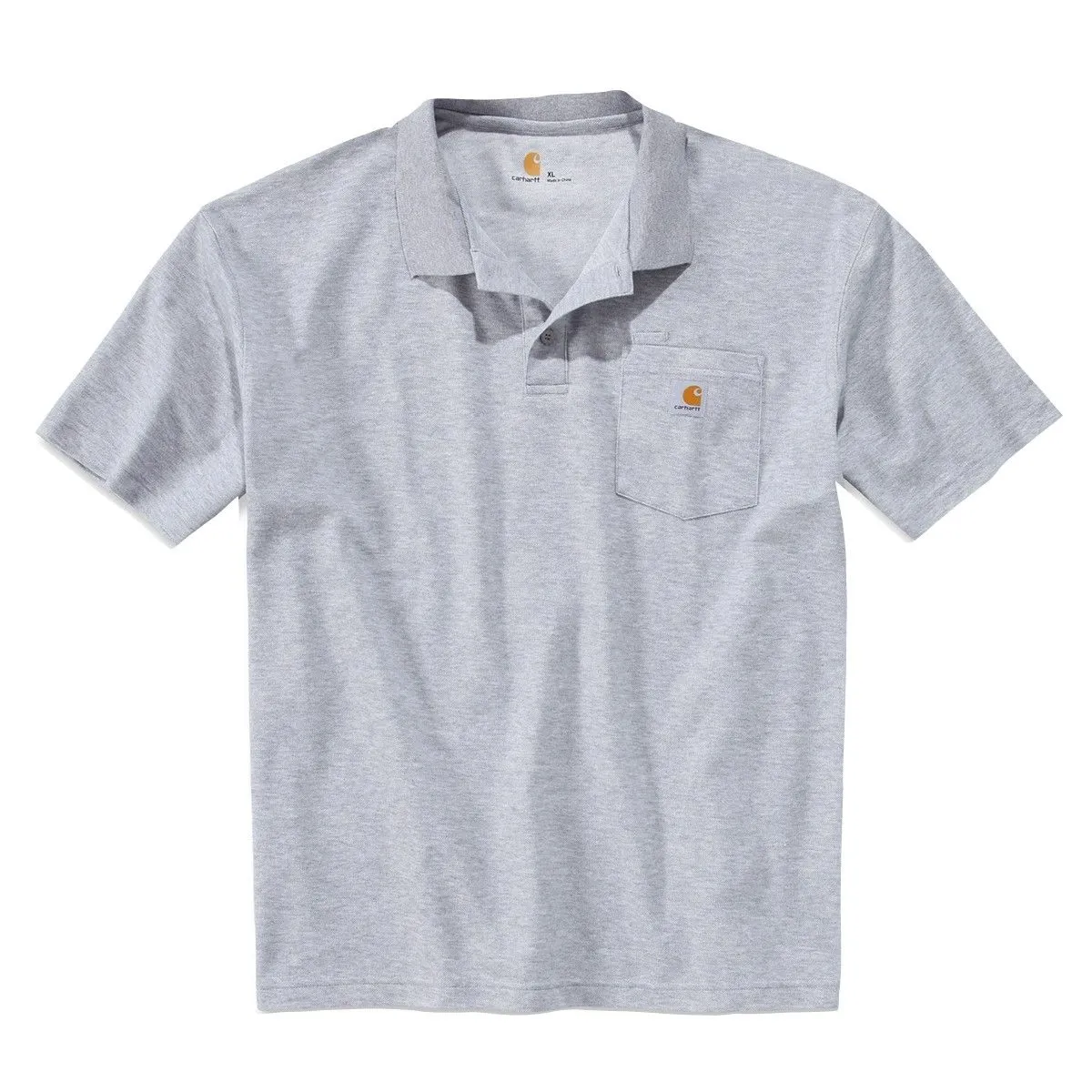 Carhartt&#x20;K570&#x20;Contractor&#x27;s&#x20;Work&#x20;Pocket&#x20;Polo&#x20;-&#x20;Navy