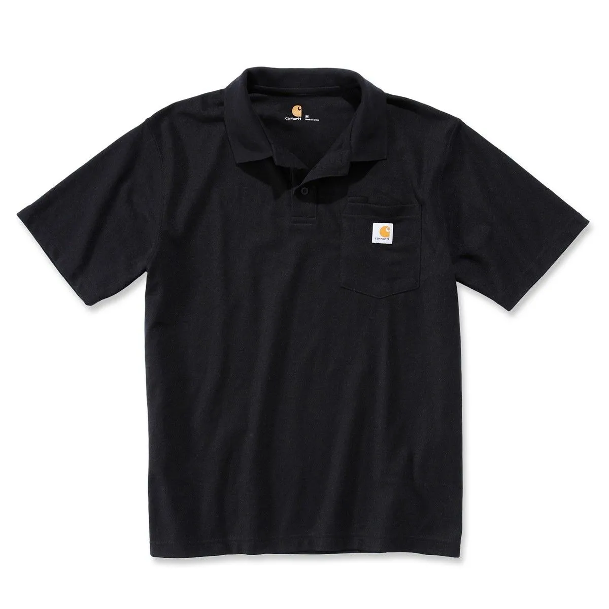 Carhartt&#x20;K570&#x20;Contractor&#x27;s&#x20;Work&#x20;Pocket&#x20;Polo&#x20;-&#x20;Navy