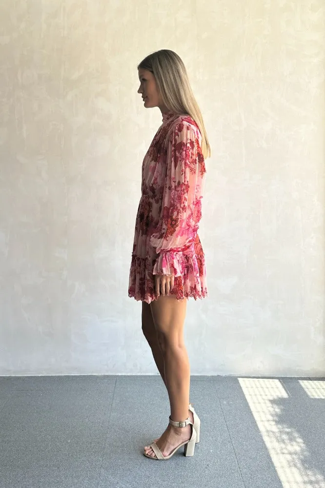 Chic Dali Mini Dress with Elegant Details