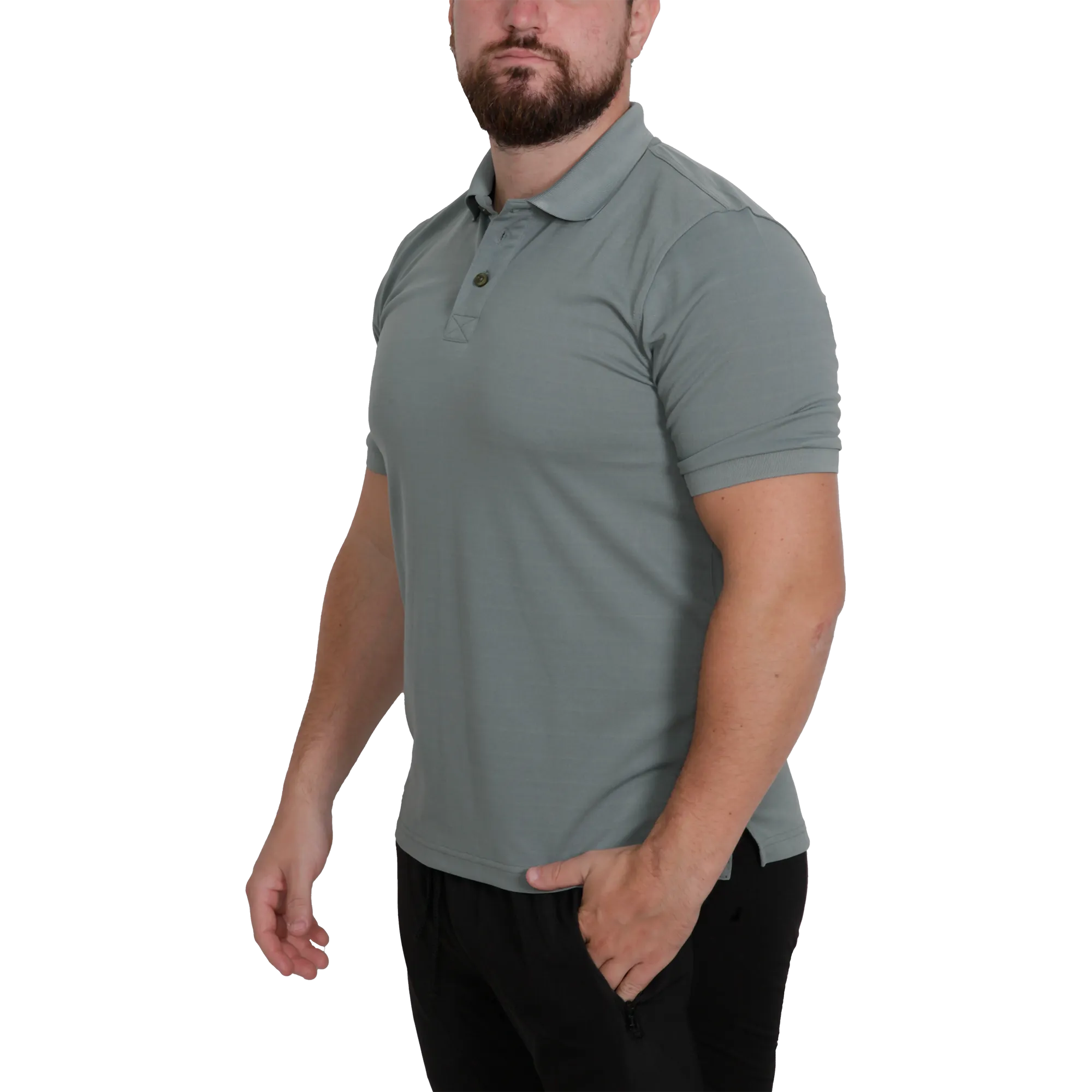 Dobsom Men&#x27;s Skill Polo Dusty Green | Buy Dobsom Men&#x27;s Skill Polo Dusty Green here | Outnorth