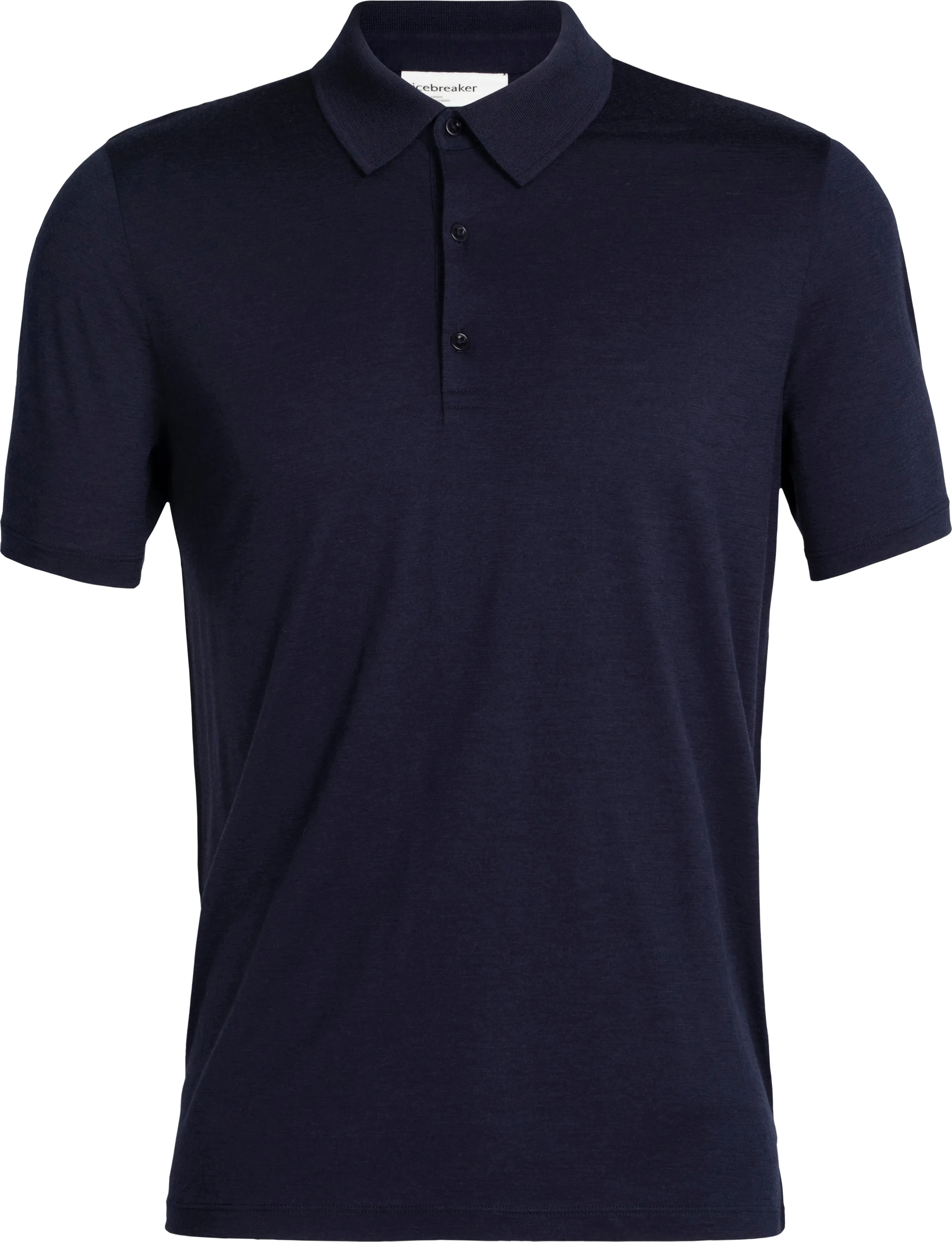 Icebreaker Men&#x27;s Tech Lite II Shorty Sleeved Polo Midnight Navy | Buy Icebreaker Men&#x27;s Tech Lite II Shorty Sleeved Polo Midnight Navy here | Outnorth