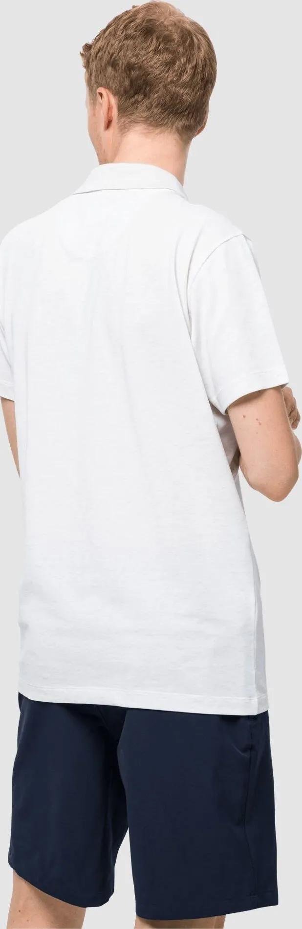 Jack Wolfskin Men&#x27;s Pique Polo White Rush | Buy Jack Wolfskin Men&#x27;s Pique Polo White Rush here | Outnorth