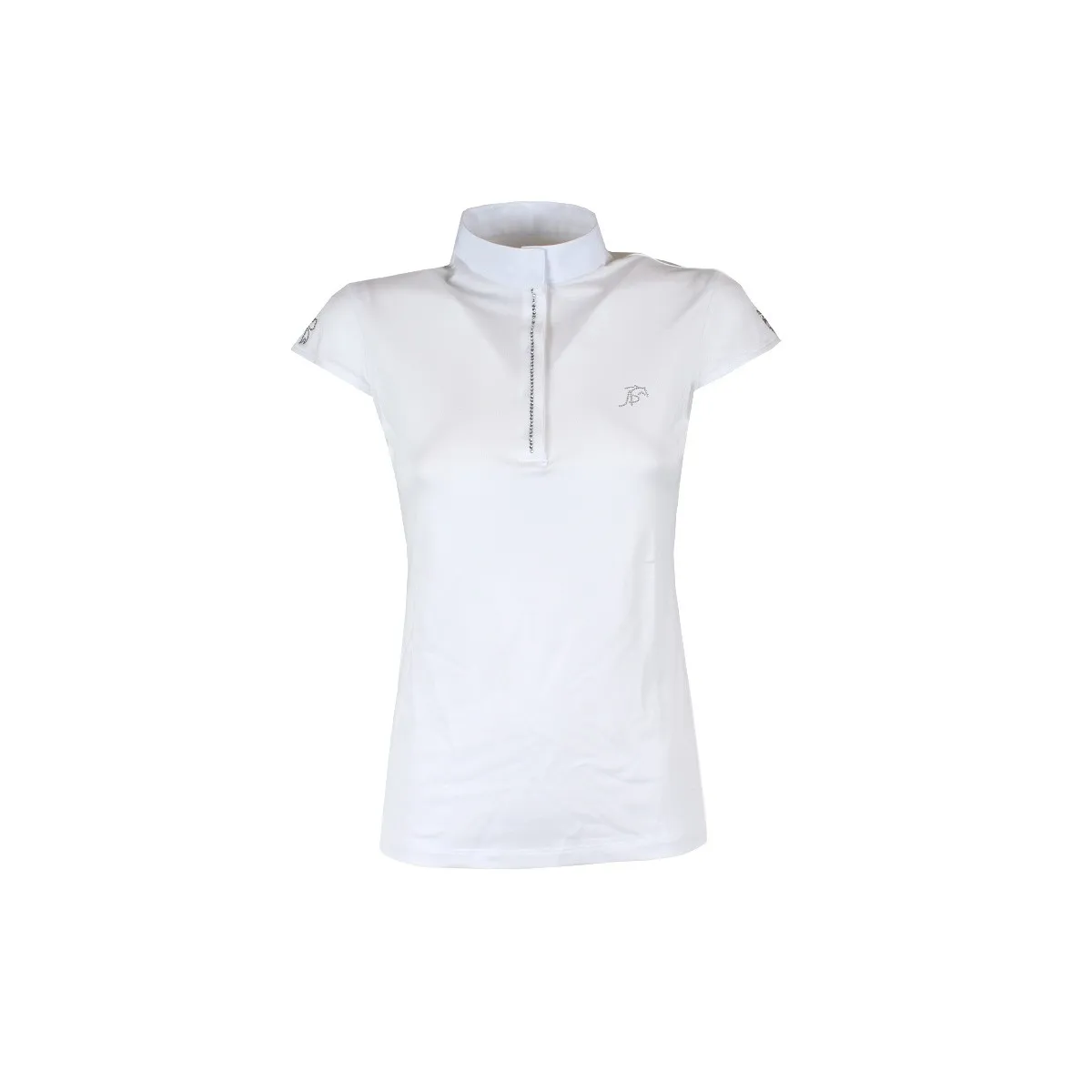 LADIES PIQUE RIDING POLO SHIRT BY ANNA SCARPATI MOD. LISBOA White