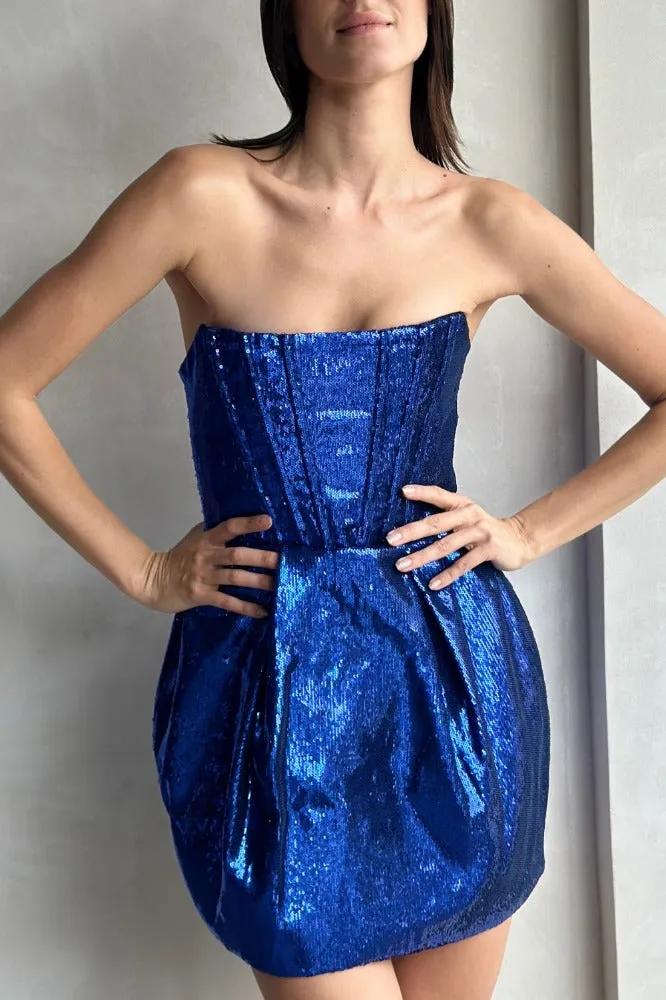 Maraya Corset Mini | Indigo