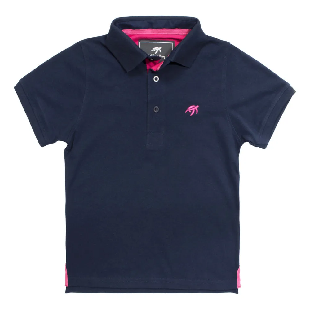 Mullins Bay Childrens Polo Shirt - Navy