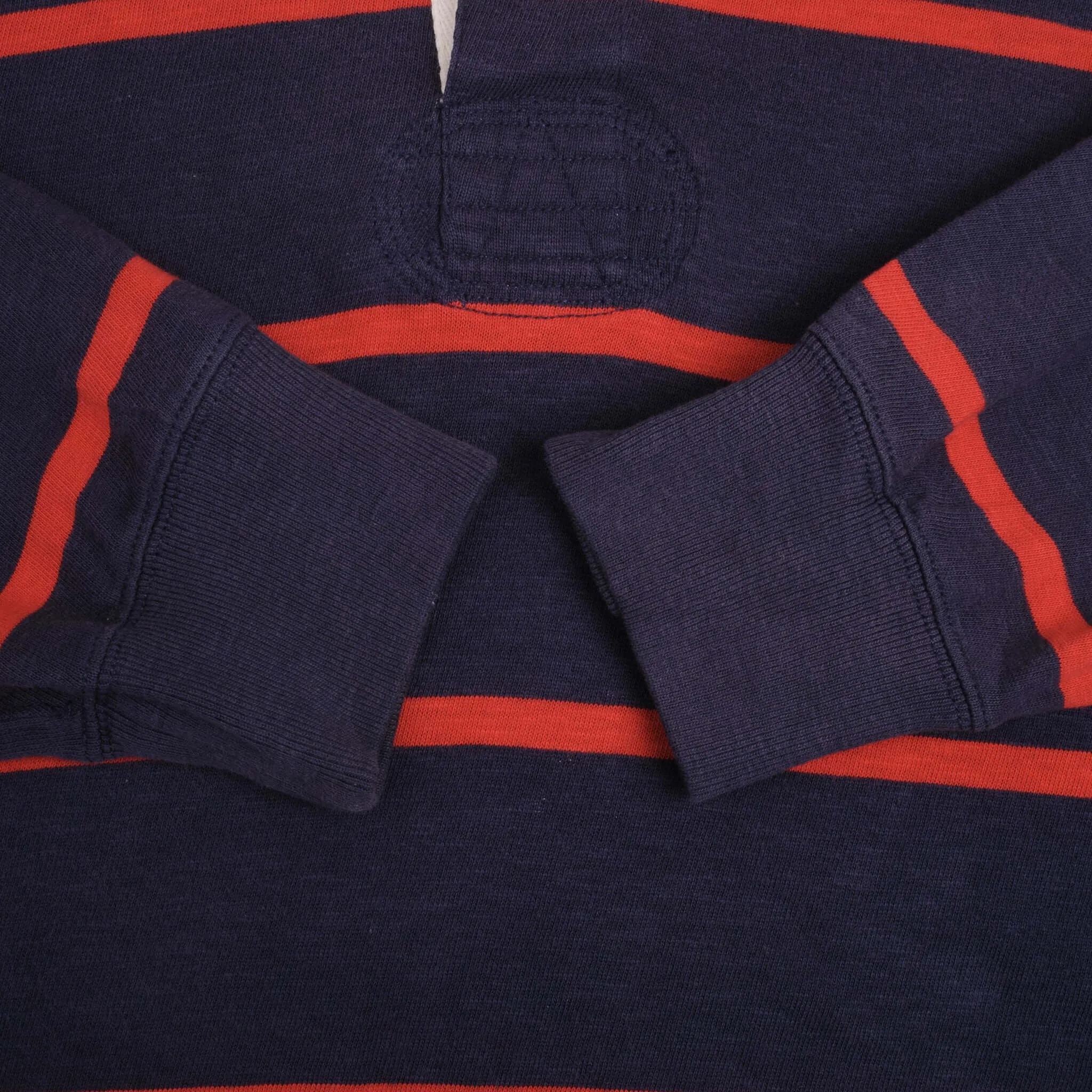 POLO RALPH LAUREN BLUE & RED STRIPED RUGBY POLO SHIRT SIZE 3XL BIG