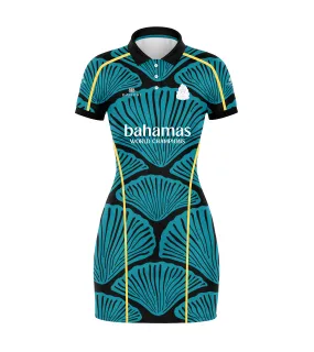 TEAM BAHAMAS POLO DRESS 2024-BLACK