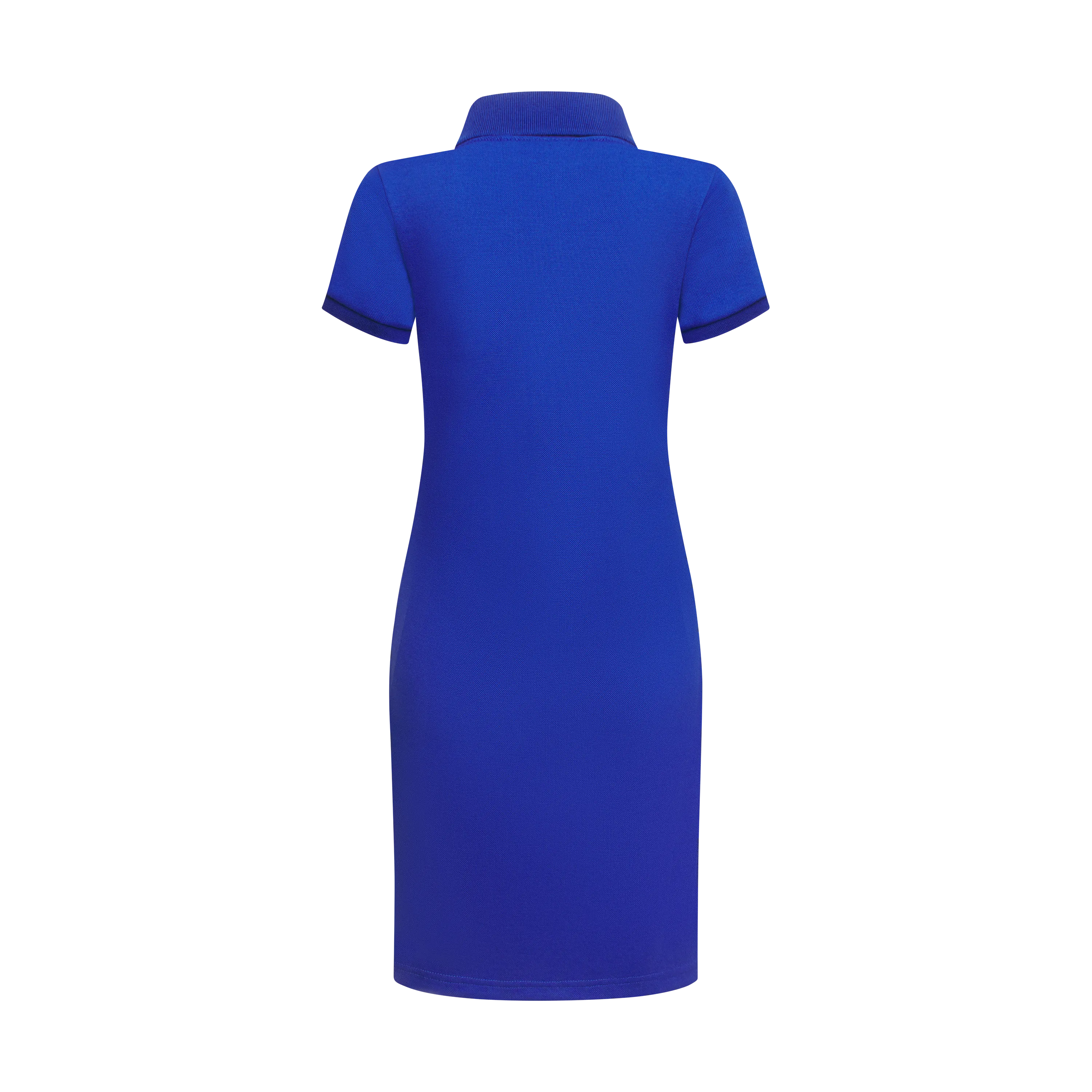 THE TERIDAE POLO DRESS-ROYAL