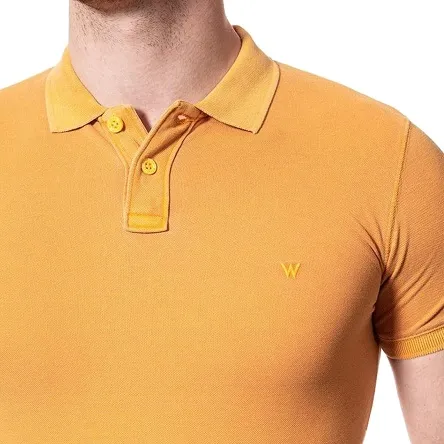 Wrangler polo manica corta uomo colore giallo miele