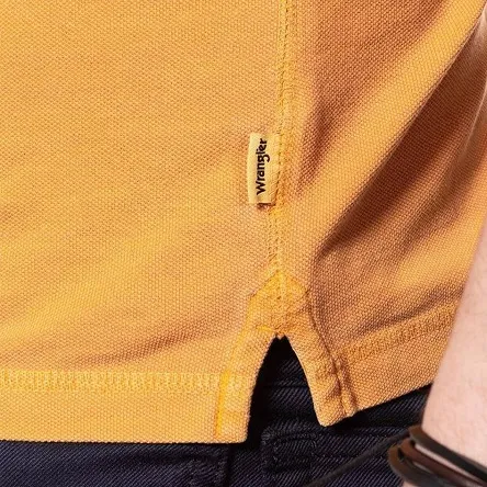 Wrangler polo manica corta uomo colore giallo miele